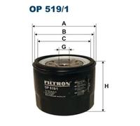 Oil filter Spin-on Filter OP 519/1 FILTRON for ISUZU MIDI Bus MIDI Van