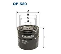 Oil filter Spin-on Filter OP 520 FILTRON for RENAULT PEUGEOT FIAT LADA MG ALPINE