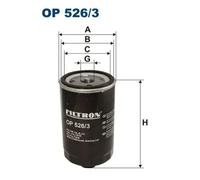 FILTRON OP 526/3 Oil filter