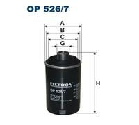Oil filter FILTRON OP 526/7 for AUDI A3 (8P1) 1.8 2006-2012
