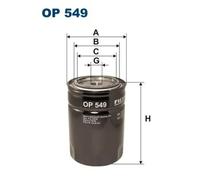 Oil filter Spin-on Filter OP 549 FILTRON for FORD USA TOYOTA FERRARI VOLVO AC