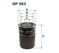 Oil filter Spin-on Filter OP 563 FILTRON for ALFA ROMEO PORSCHE FORD GAZ VOLVO