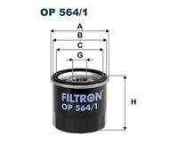 Oil filter Spin-on Filter OP 564/1 FILTRON for CHEVROLET AVEO / KALOS Saloon