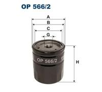 Oil filter Spin-on Filter OP 566/2 FILTRON for ALFA ROMEO FIAT LANCIA SEAT