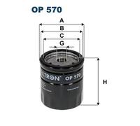 FILTRON OP 570 Oil filter