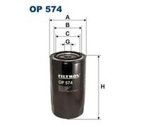 FILTRON OP 574 Oil Filter for VOLVO,VW