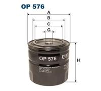Oil filter Spin-on Filter OP 576 FILTRON for GLAS SEAT SCANIA NEOPLAN FENDT AEBI