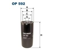 Oil filter Spin-on Filter OP 592 FILTRON for ASTON MARTIN IVECO DAF VW NEOPLAN
