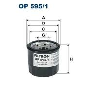 Oil filter Spin-on Filter OP 595/1 FILTRON for MAZDA 3 3 Saloon CX-5 6 Saloon