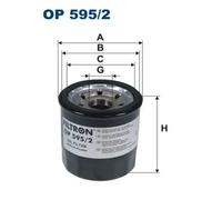 Oil filter Spin-on Filter OP 595/2 FILTRON for KIA HYUNDAI