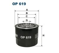 FILTRON OP 619 Oil filter