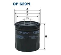 Oil filter Spin-on Filter OP 629/1 FILTRON for FORD MAZDA VOLVO MORGAN