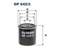 Oil filter Spin-on Filter OP 642/3 FILTRON for NISSAN RENAULT SUZUKI INFINITI
