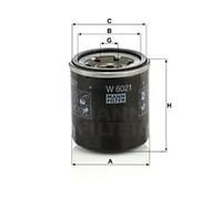 MANN-FILTER W 6021 Oil Filter - for Cars + Transporters