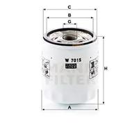 Oil filter Spin-on Filter W 7015 MANN-FILTER for FORD VOLVO LAND ROVER MORGAN
