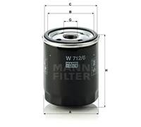 Mann+Hummel Oil Filter - W7126
