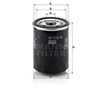 MANN-FILTER W 713/16 Oil Filter - CARS + TRANSPORTERS