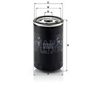 MANN Filter W719/22 Oil Filter 76mm Outer Diameter Fits Porsche 968 3.0