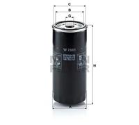 Oil filter Spin-on Filter W 730/1 MANN-FILTER for AUDI 80 B4 Saloon 80 B4 Avant
