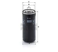 MANN-FILTER W 730 Oil Filter - for Cars + Transporters