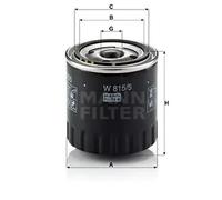 Oil filter Spin-on Filter W 815/5 MANN-FILTER for RENAULT BRANSON