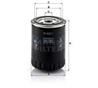 MANN-FILTER W 830/1 Oil Filter - for Cars + Transporters