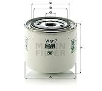 Oil filter Spin-on Filter W 917 MANN-FILTER for VOLVO DAF INDIGO
