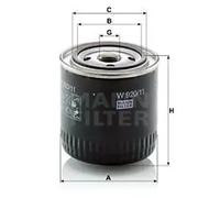 MANN-FILTER W 920/11 Oil Filter - for Off-Highway Applications