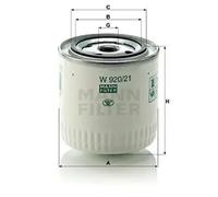 Oil filter Spin-on Filter W 920/21 MANN-FILTER for RENAULT PEUGEOT LADA MG SAAB