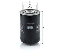 Oil filter Spin-on Filter W 940/81 MANN-FILTER for TOYOTA CRESSIDA Saloon