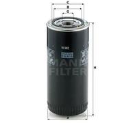Oil filter Spin-on Filter W 962 MANN-FILTER for ASTON MARTIN IVECO VW NEOPLAN