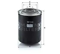 MANN-FILTER WP 1144 Oil Filter - for Cars + Transporters