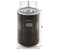 Oil Filter fits FSO 125P 1.5 67 to 92 115C076 Mann Genuine Quality Guaranteed