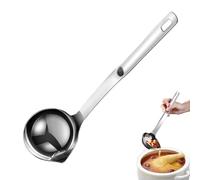 Oil Filter Spoon for Baking,Cooking Oil Filter,Strainer Spoon | Food Grade Sauce Ladle, Oil Separator Spoon, Grease Separator for Cooking