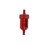Oil Filter Universal 8mm Gasoline Filter Aluminum Alloy Motorcycle Motorcycle Pit Dirt Bicycle ATV Gasoline Filter Inline Fuel Filter(Red)