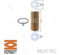 MAHLE ORIGINAL OX 143D Oil filter