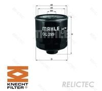 MAHLE Oil Filter - OC295