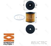Oil Filter fits VW TOURAN 1T 1.4 1.6 03 to 10 Mahle 03C109210G 03C109210N New