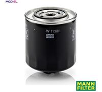 Oil filter Spin-on Filter W 1130/1 MANN-FILTER for AUDI VW FORD SAME