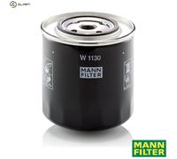 MANN-FILTER Oil Filter W 1130 – Genuine Spin-on for FIAT Renault Alfa Romeo Iveco