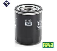 OIL FILTER W 67 FOR MITSUBISHI MIRAGE/VI GALANT/FORTIS/VIII/Sportback COLT/CZC