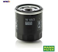 MANN-FILTER, W 68/3 Oil Filter | For Passenger Cars, Highest Filtration Performance, Engine Protection, High Quality Sealing, True OE Engineering