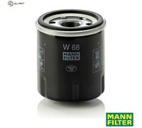 OIL FILTER W 68 FOR RENAULT D7F720/710/722/746/726 1.1L 4cyl CLIO II