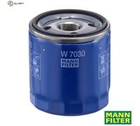 Oil filter Spin-on Filter W 7030 MANN-FILTER for DODGE CHRYSLER JEEP VW SUZUKI