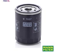 Mann Filter Oil Filter W 7037 – Spin-on – 102 mm – Fits Subaru Impreza / XV / Outback