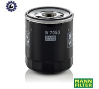 MANN-FILTER, W 7053 Oil Filter | For Passenger Cars, Highest Filtration Performance, Engine Protection, High Quality Sealing, True OE Engineering