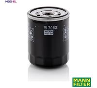 Oil filter Spin-on Filter W 7063 MANN-FILTER for FIAT PEUGEOT CITROËN TOYOTA