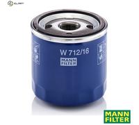 MANN-FILTER W 712/16 Oil Filter - for Cars + Transporters