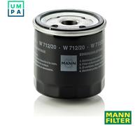 OIL FILTER W 712/20 FOR AUDI KG/JY/WR/GV/WJ 2.1L MC/MB/1B/2B 2.2L 5cyl 200