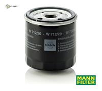 MANN-FILTER W 712/20 Oil Filter - CARS + TRANSPORTERS